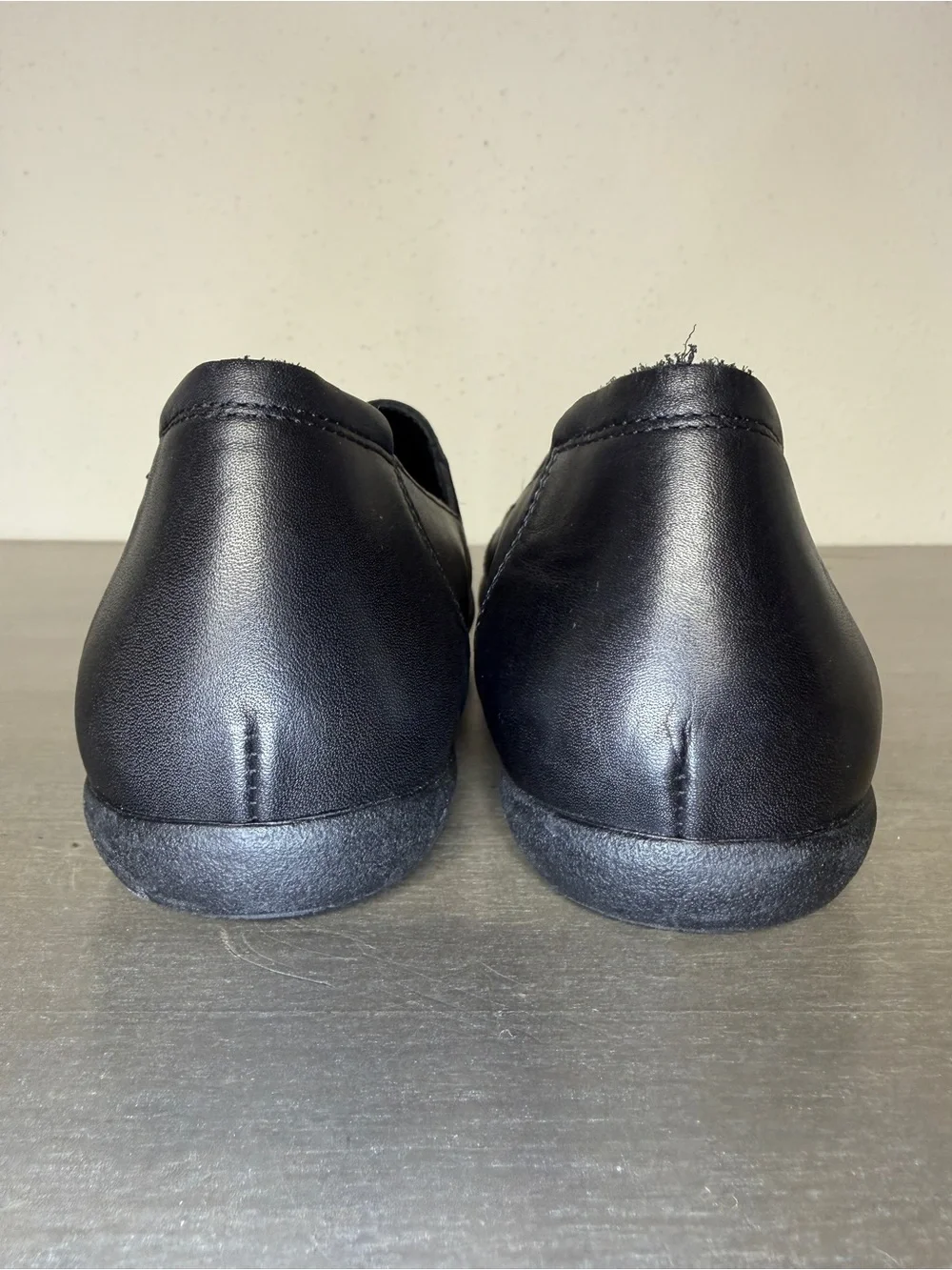 Mephisto Shoes Womens 7.5 Air Jet Slip On Flats Leather Classic Comfort Office